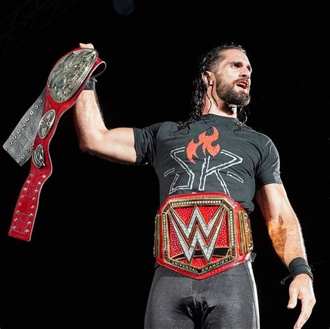 Seth Rollins Universal Champion And One Half Of Raw Tag Team Champion