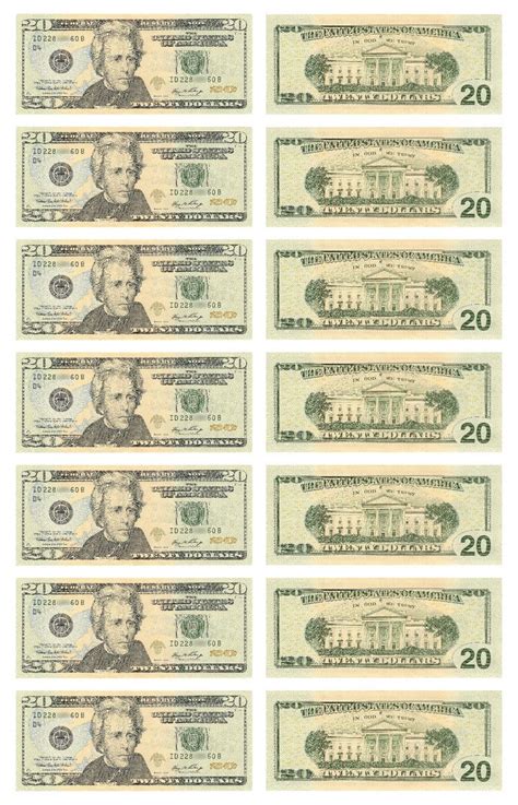10 Best Printable Play Money Actual Size Pdf For Free At Printablee