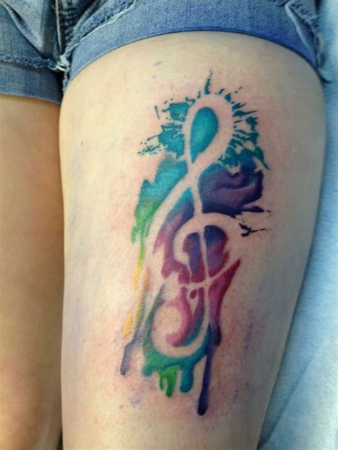 42 Treble Clef Tattoos With Significant Meanings Tattooswin