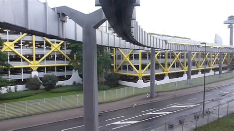 Skytrain Am Flughafen Düsseldorf At Düsseldorf Airportgermany Youtube