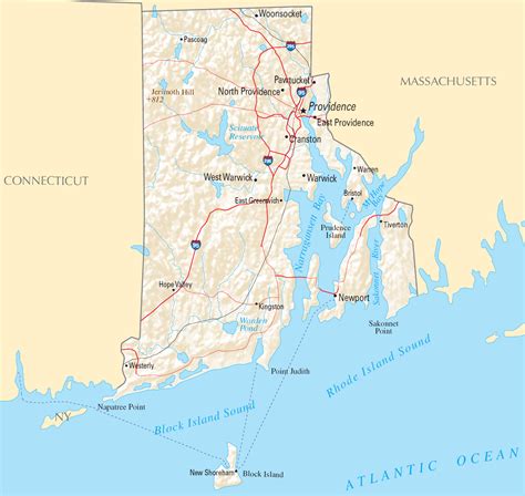 Political Map Of Rhode Island Black Sea Map