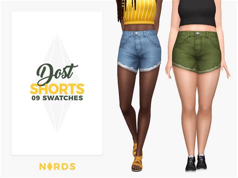 Dost Shorts A Sims 4 Cc Bottom