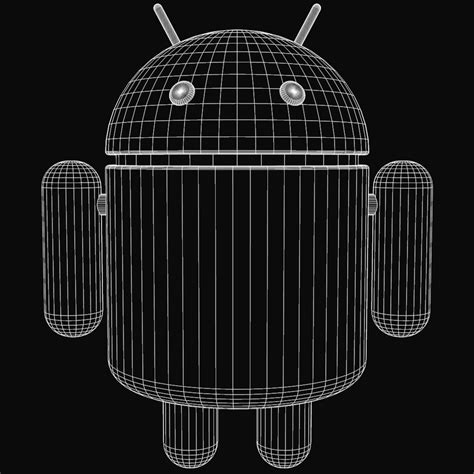 Android Robot 3d Logo Cgtrader