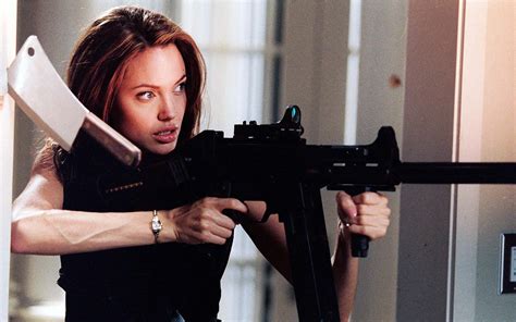 tough chicks angelina jolie mr and mrs smith bulletproof action