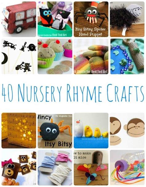 Nursery Rhyme Activities And Crafts Red Ted Arts Blog