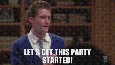 YARN Let S Get This Party Started Glee S E Drama Video Gifs By Quotes