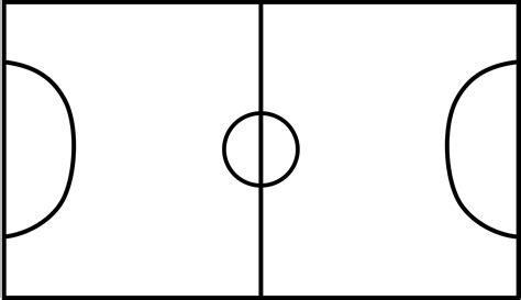 Printable Football Field Black And White