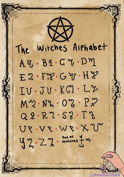 Lavendulamoon Witch Spell Book Wiccan Magic Grimoire Book