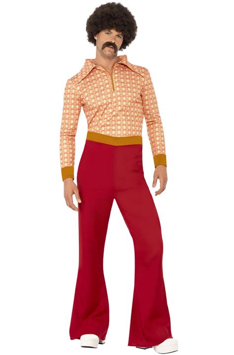 Brand New 70s Cool Guy Disco Men Adult Costume Ebay