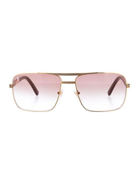 Louis Vuitton Attitude Aviator Sunglasses Brown Sunglasses Accessories Lou35954 The Realreal