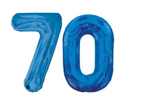 Giant 70th Birthday Party Number 70 Foil Balloon Helium Air Decoration