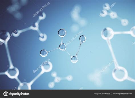 Abstract Background Molecules Water Rendering — Stock Photo © Peshkova