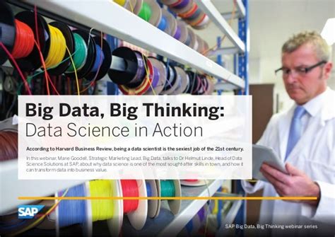 Big Data Big Thinking Data Science In Action