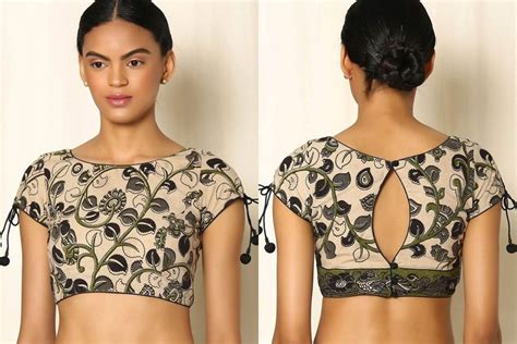 Saree Blouse Designs Front And Back 15 Latest Boat Neck Blouse Designs Front And Back