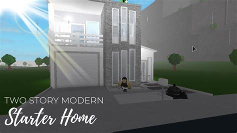 Modern Starter Home Bloxburg Youtube