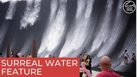 See The Surreal Water Feature At Expo 2020 Dubai Youtube