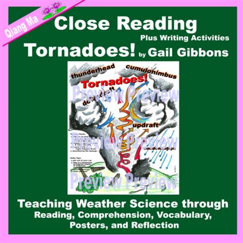 Close Reading Tornadoes By Gail Gibbons Classful