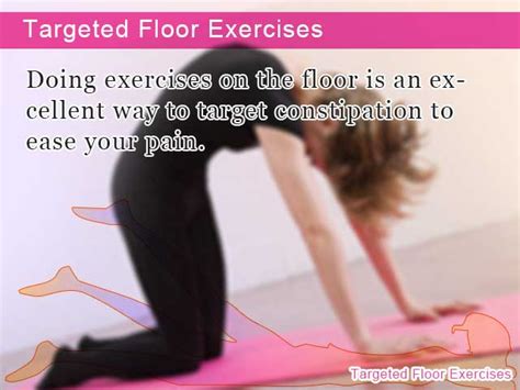 If you have constipation, exercise can help speed things up. 3 Floor Exercises to Remedy Constipation Naturally On A ...