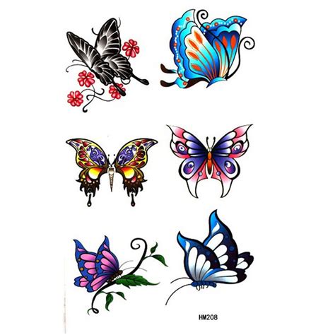 As 21 Melhores Imagens Em Colorful Butterfly Tattoo Designs No