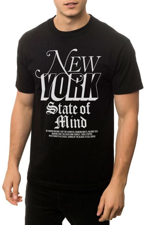 One Degree The Ny State Of Mind Tee In Black Sv Nystate Tee Blk Karmaloop