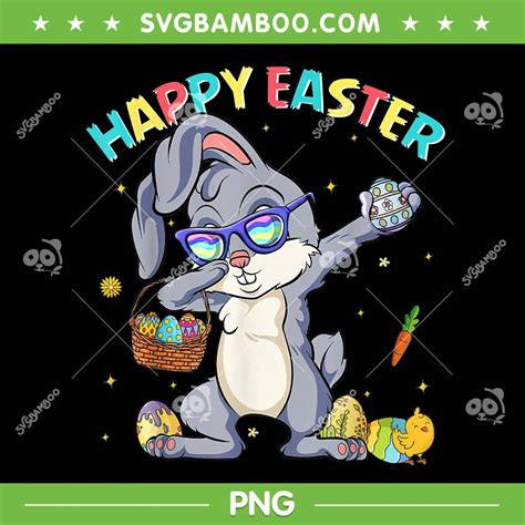Dabbing Rabbit Easter Day Png