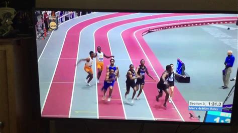 2021 Ncaa Indoor Track Championship Mens 4x400 Relay Ncat Wins Youtube