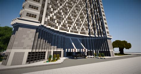 City Build Timelapse Hotel 8 Minecraft Map