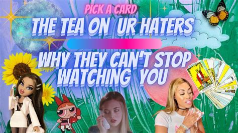 Pick A Card Why They Cant Stop Watching You 👻 ☠️💫 The Tea On Your Haters Youtube