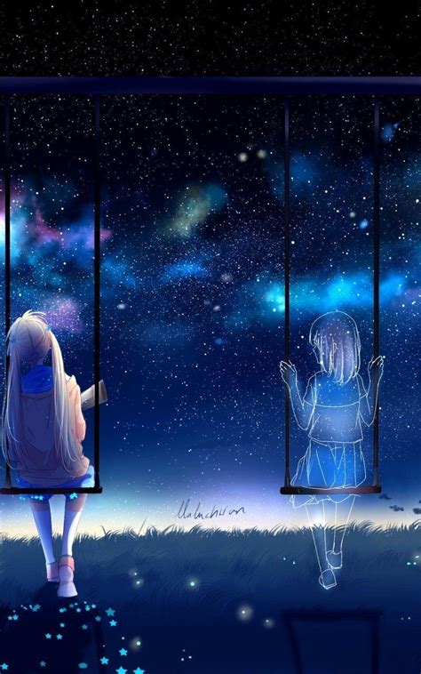 Galaxy Anime Art Wallpapers Top Free Galaxy Anime Art Backgrounds