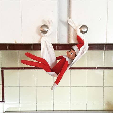 Just Hanging Out Elf On The Shelf Holiday Decor Decor