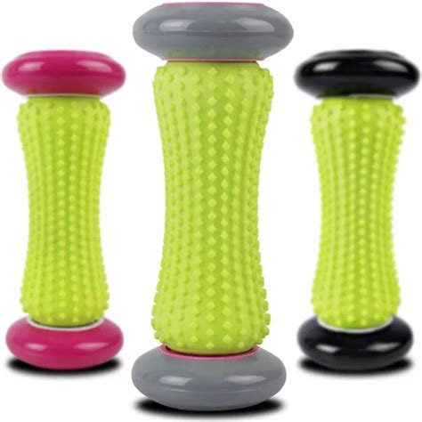 Foot Massage Roller And Spiky Ball Therapy Set Manual Foot Massager For Plantar Fasciitis Heel