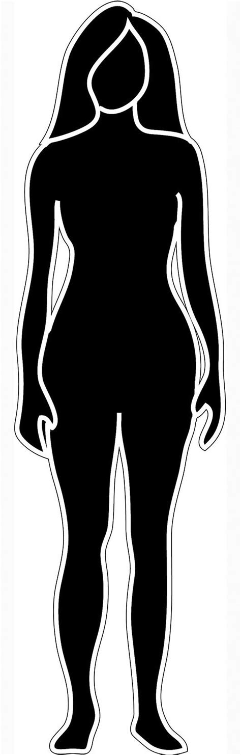 Female Body Silhouette Girl Body Clipart Free Transparent PNG Clip Art Library