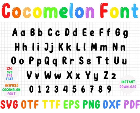 Cocomelon Ttf Font Cocomelon Clipart Cocomelon Alphabet Cocomelon