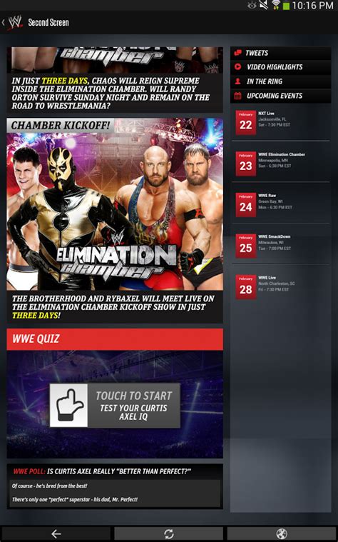 Maybe you would like to learn more about one of these? WWE Android App Updated With WWE Network Access In Time ...