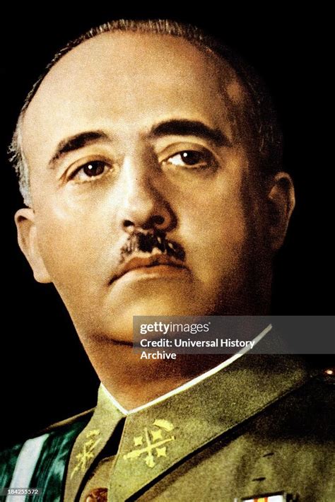 Portrait Photograph Of Francisco Franco Spanish Military Leader And