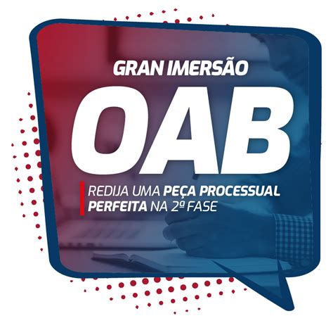 Com mais de 20 anos de. Gran Imersão OAB - redija uma peça processual perfeita na ...
