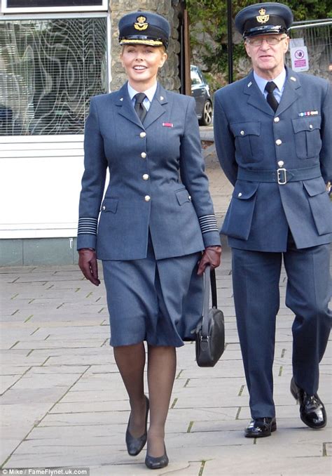 Carol Vorderman Is Barely Recognisable As She Attends Raf Celebrations