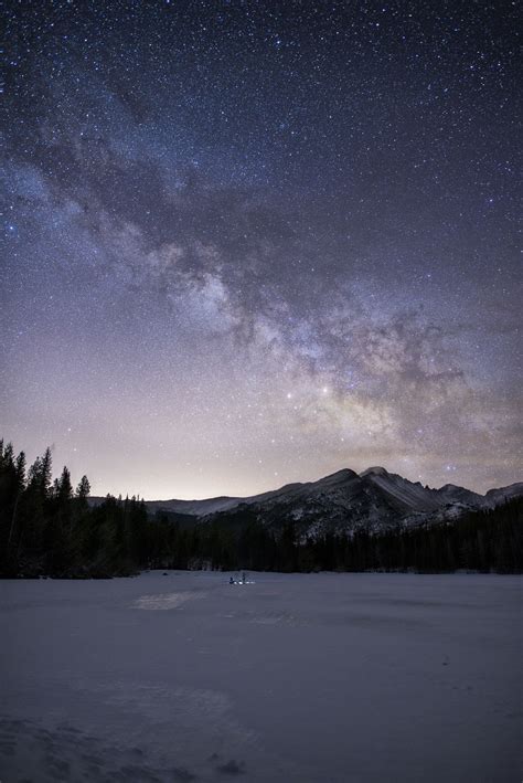 Bear Lake Milky Way The Milky Way From Bear Lake At Rocky Mountain