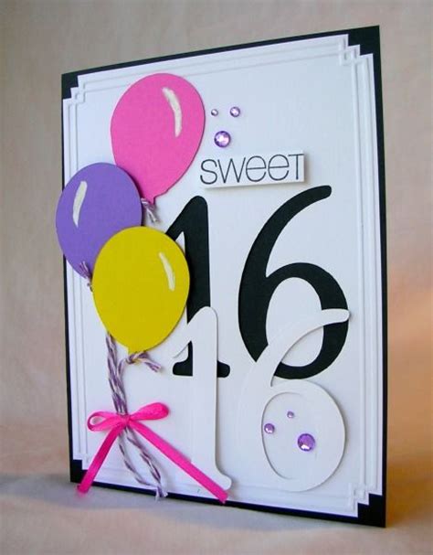 We also have sweet 16 messages, quotes and sayings for all to enjoy!!! Sweet 16 by Pam MacKay - Cards and Paper Crafts at ...