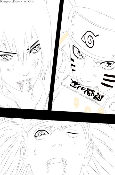 Naruto 673 Lineart By Kvequiso On Deviantart