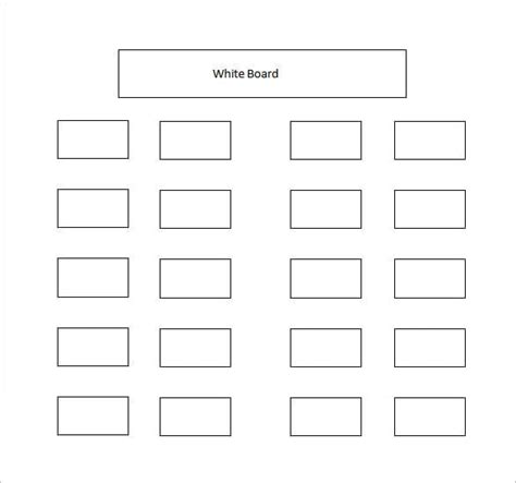 Editable Classroom Seating Chart