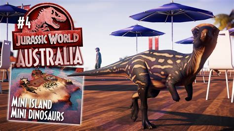 Free Roaming Dinosaurs In Jurassic World Australia Resort Jurassic World Evolution Youtube
