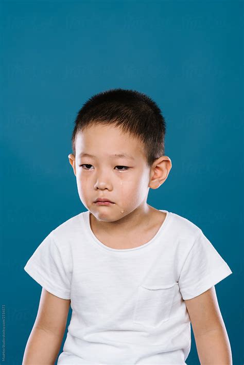 Portrait Of Crying Boy By Maahoo Studio Kid Cry Stocksy United