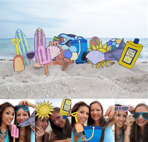 Beach Photo Booth Props Perfect For A Summer Party Or To