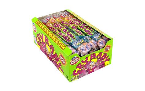Cry Baby Sour Bubble Gum 9 Count 24 Pack