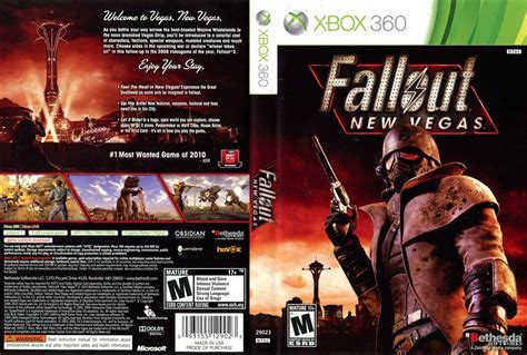 Fallout New Vegas 2010 Xbox 360 Box Cover Art Mobygames