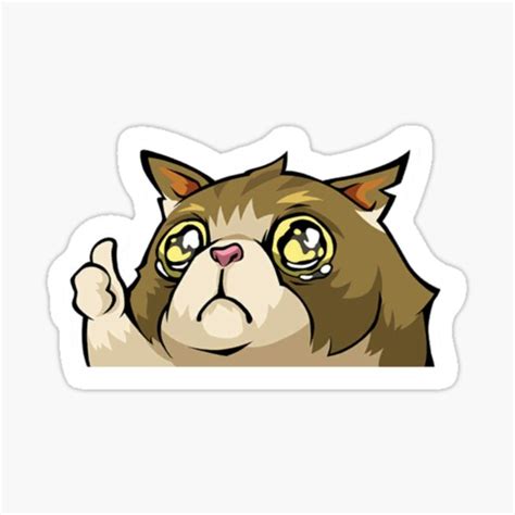 Crying Mance Spray Sticker For Sale By Krabstyx Redbubble