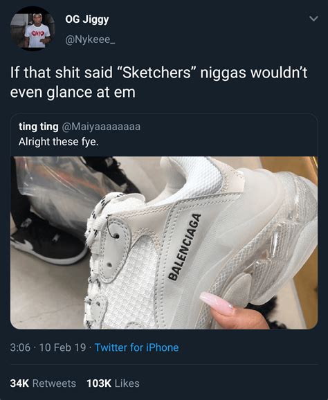 Balenciaga Is Just 900 Skechers Blackpeopletwitter