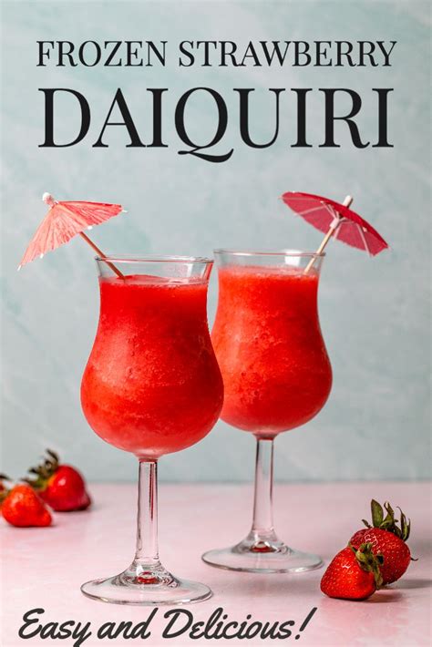 Frozen Strawberry Daiquiri Recipe Artofit