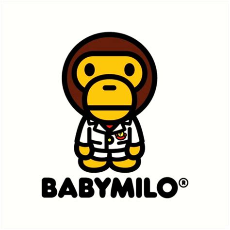 Baby Milo A Bathing Ape Art Print By Gailjbrown Redbubble